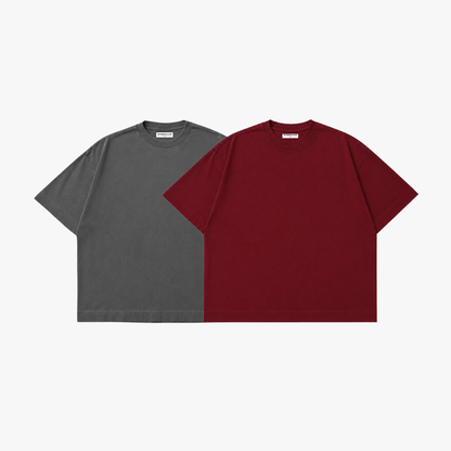 Pack essencial 2 camisetas - Tee BOXY