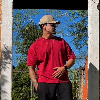 CAMISETA BORDO